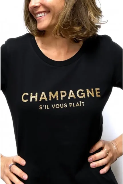 tee-shirt champagne svp