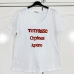 Tee-shirt terrasse apéro copine