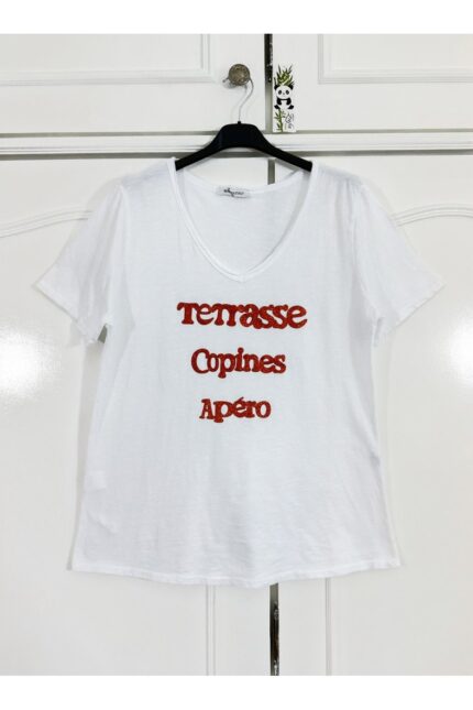 Tee-shirt terrasse apéro copine