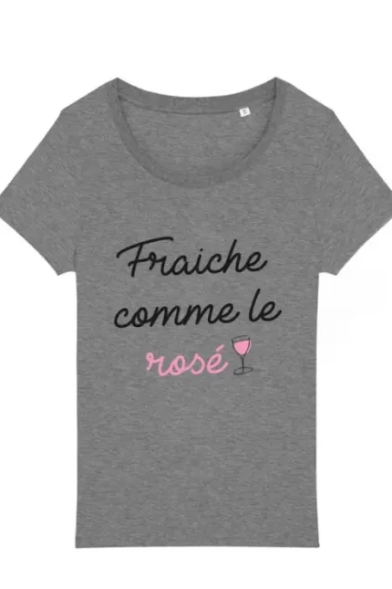Tee shirt rosé